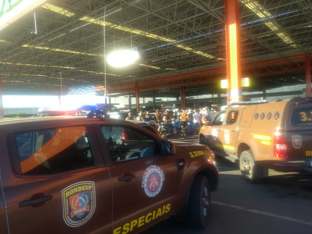 Sargento é executado em estacionamento de supermercado - G7 Bahia