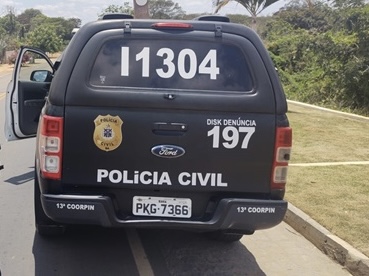 Viatura da Polícia Civil 13ª COORPIN/Seabra - Foto: Reprodução