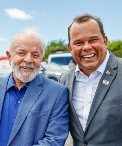 Presidente Lula e vice-governador da Bahia Geraldo Júnior - Foto: Ricardo Stuckert